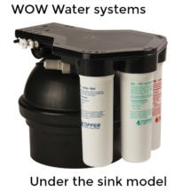 WOW water under sink